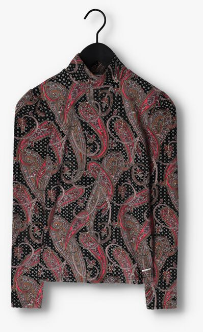 Roze COLOURFUL REBEL  NEYO PAISLEY PEACHED TURTLENECK TOP - large