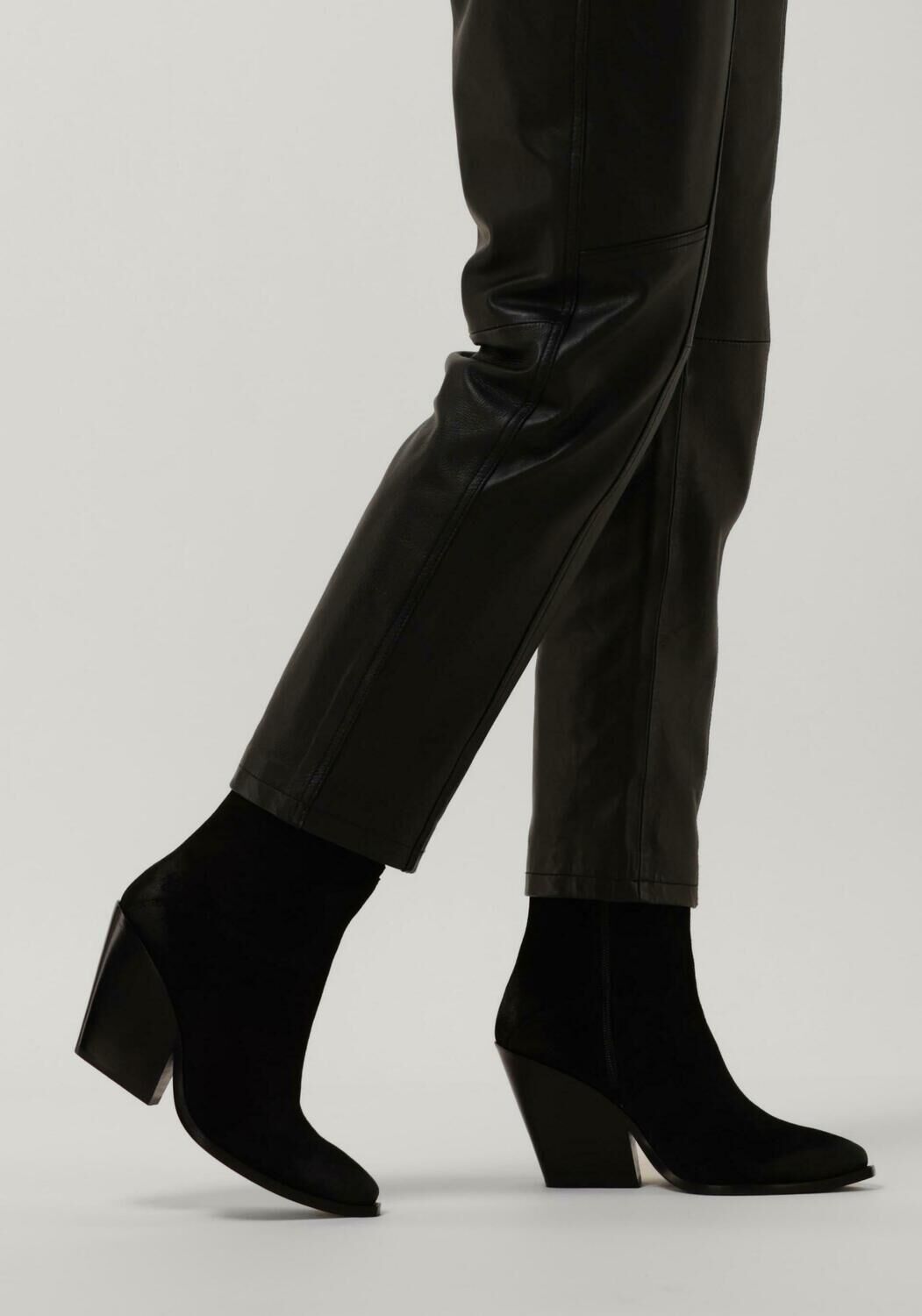 Zwarte ASH Enkellaarsjes BOY - large