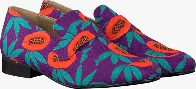 Paarse FABIENNE CHAPOT Loafers LOLA LOAFER CANVAS - large