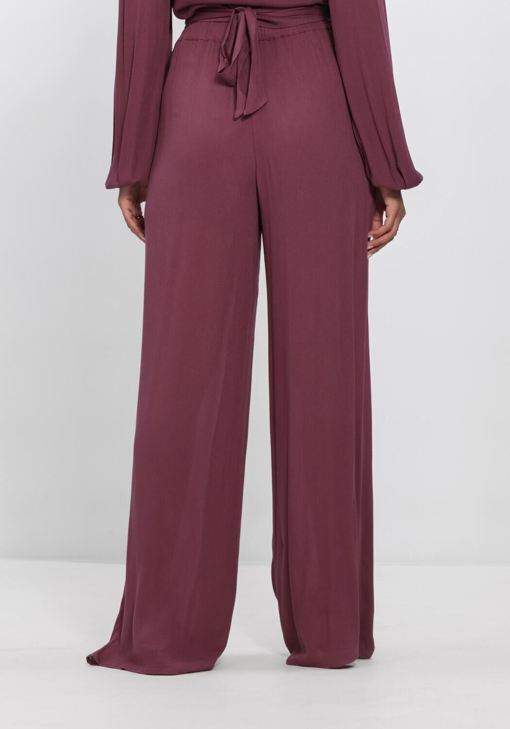 Bordeaux HARPER & YVE Wijde broek RILEY-PA - large