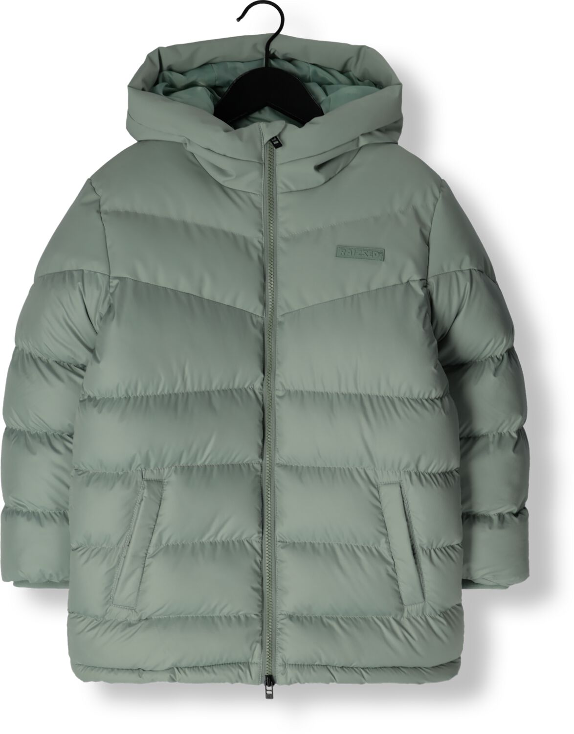 Raizzed gewatteerde winterjas Tulun mintgroen Jongens Polyester Capuchon 152