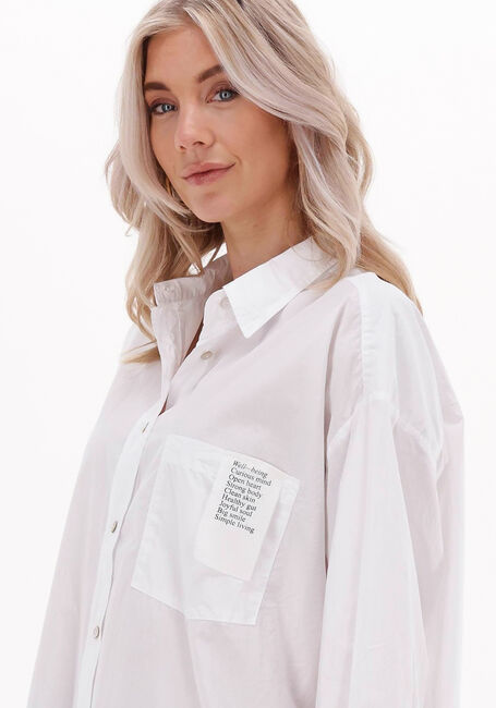 Witte PENN & INK Mini jurk S22W463LAB - large