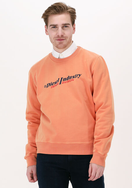 Oranje DIESEL Sweater S-GINN-IND - large