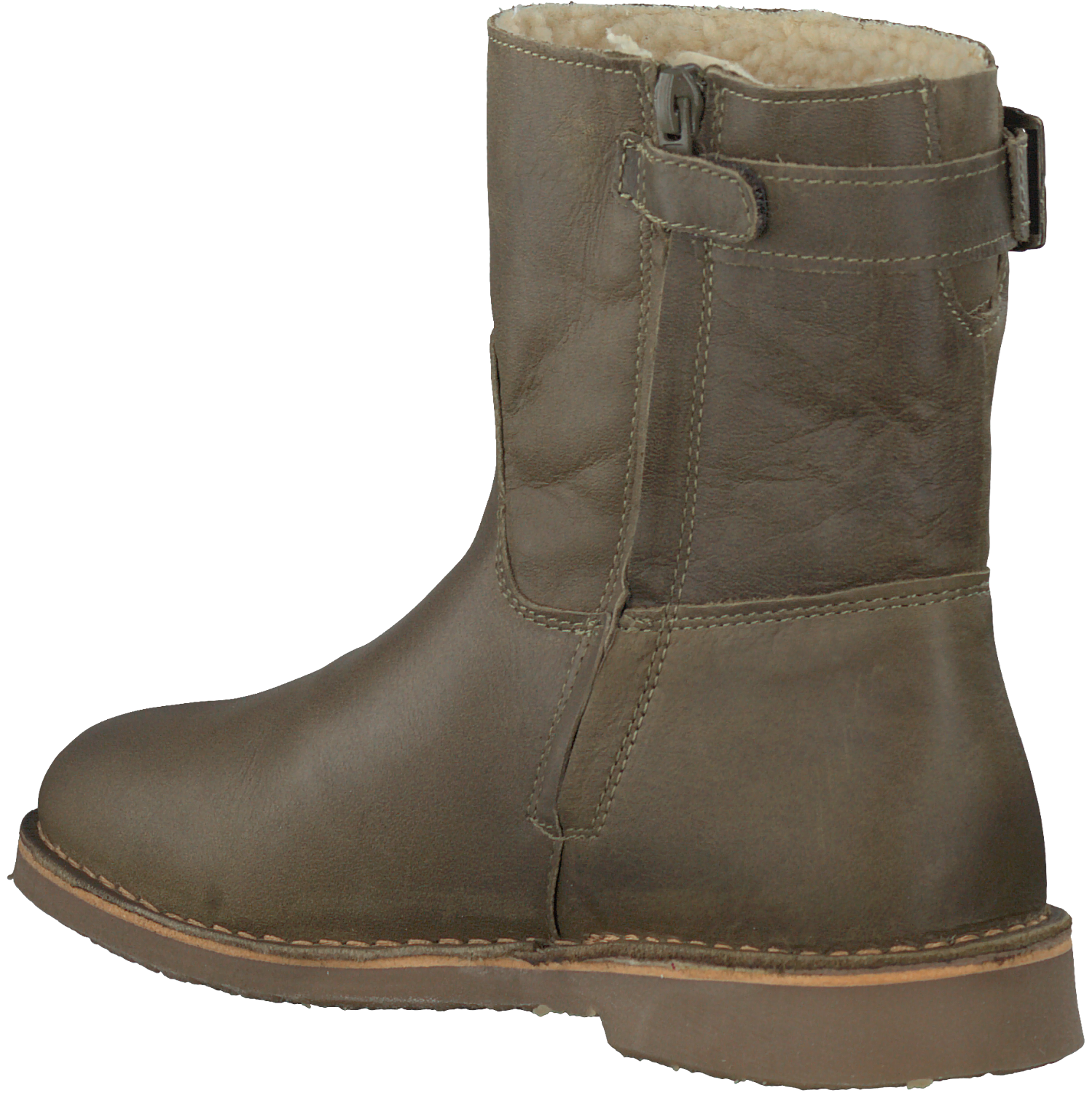 Zwarte OMODA Vachtlaarzen 8064T02A | Omoda
