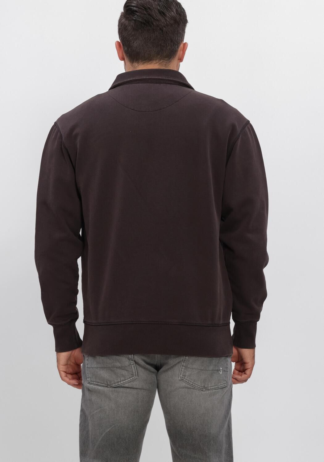 Bruine BUTCHER OF BLUE Trui CURL SWEAT POLO - large