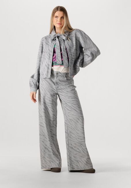 Grijze POM AMSTERDAM Jeans JEANS DENIM ANIMAL GREY - large