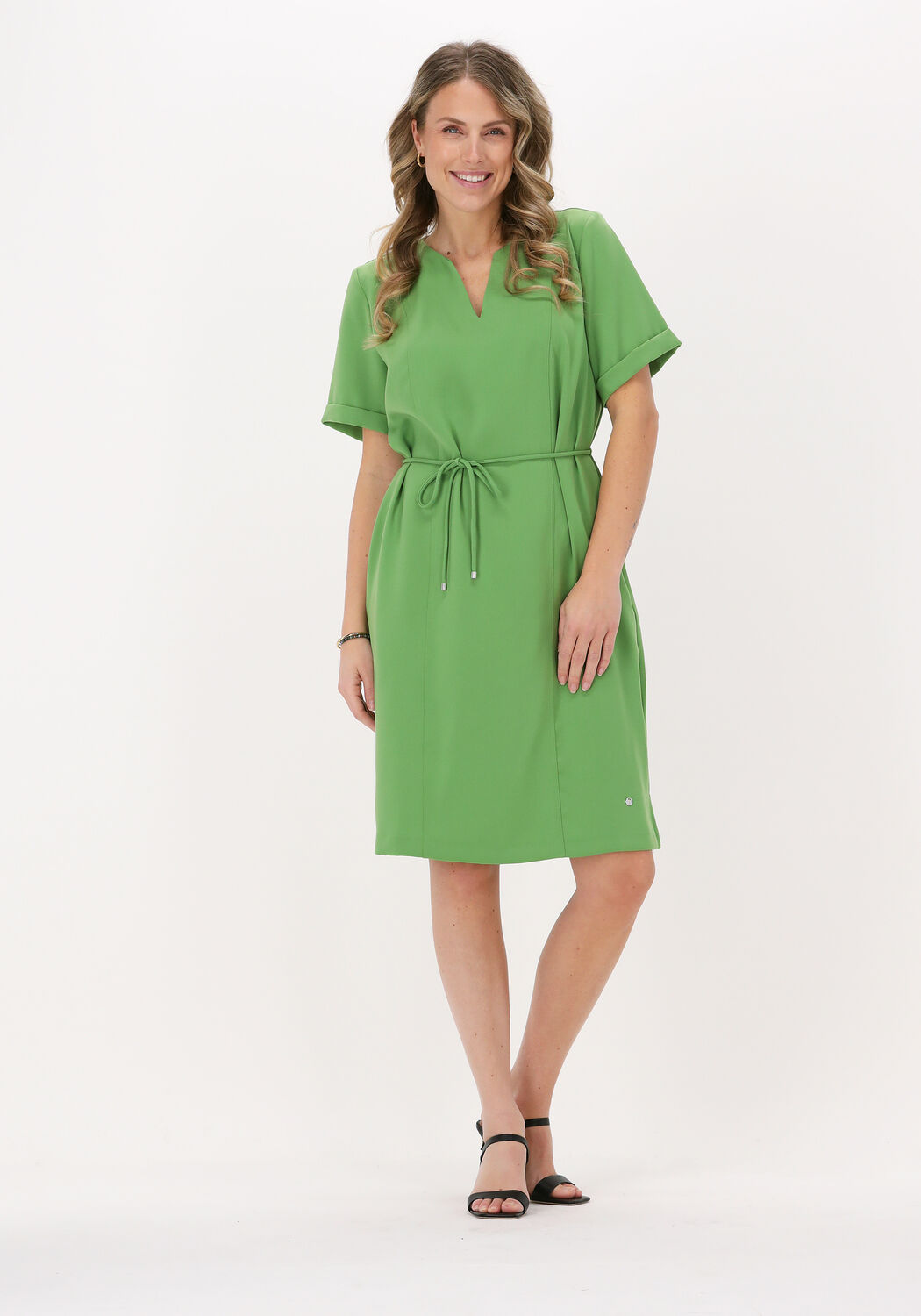 Groene MOS MOSH Mini jurk ADLEY LEIA DRESS Omoda