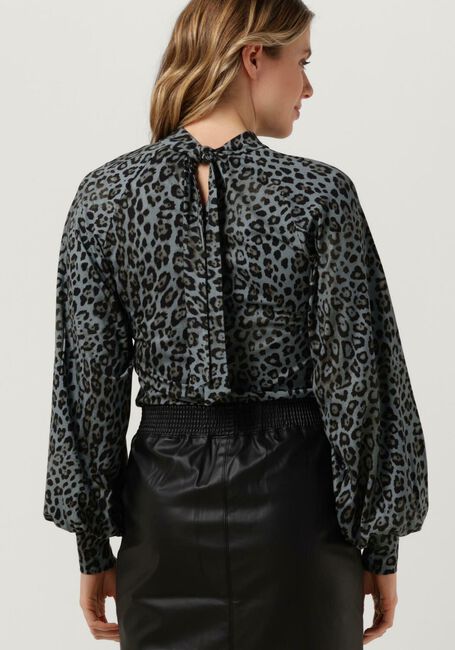 Blauwe JANSEN AMSTERDAM Blouses TAMARA - large