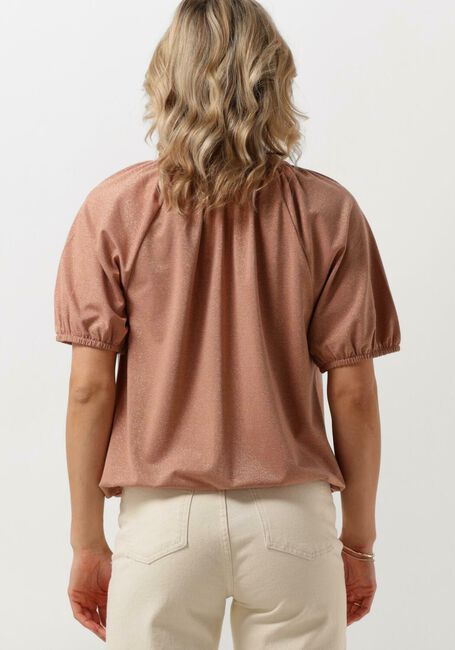 Roze SUMMUM Top TOP SHORT SLEEVE FLUID LUREX JERSEY - large