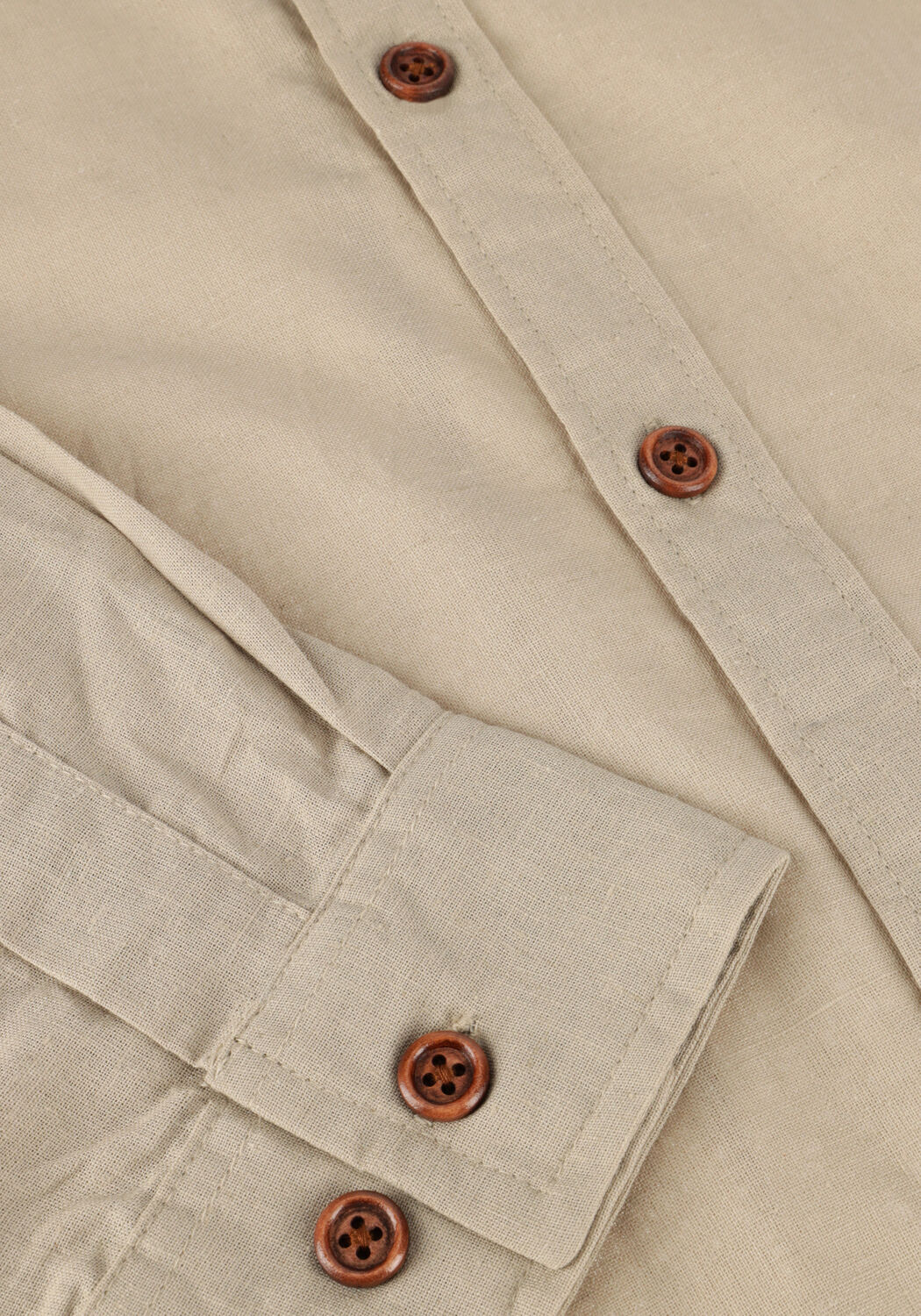 Zand ANERKJENDT Casual overhemd AKLEIF L/S COT/LINEN SHIRT - large