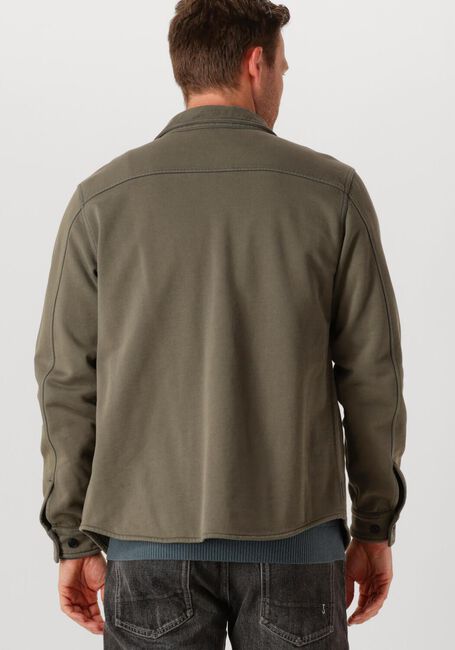 Olijf BUTCHER OF BLUE Overshirt PERRY ZIP OVERSHIRT - large