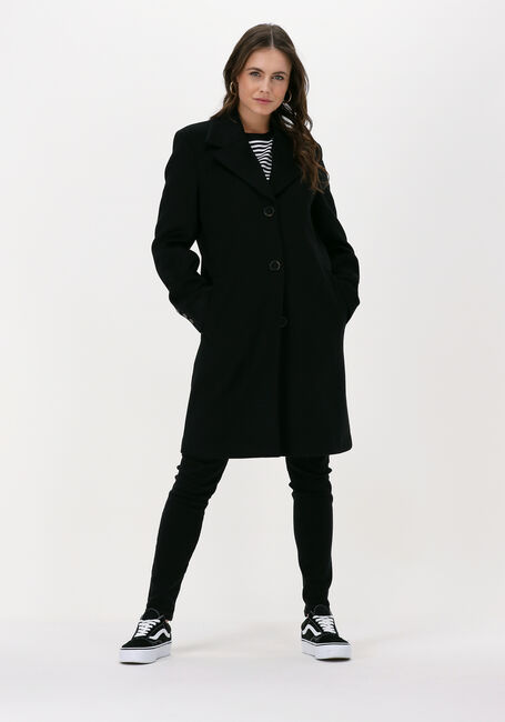 Zwarte SELECTED FEMME Mantel NEW SASJA WOOL COAT B - large