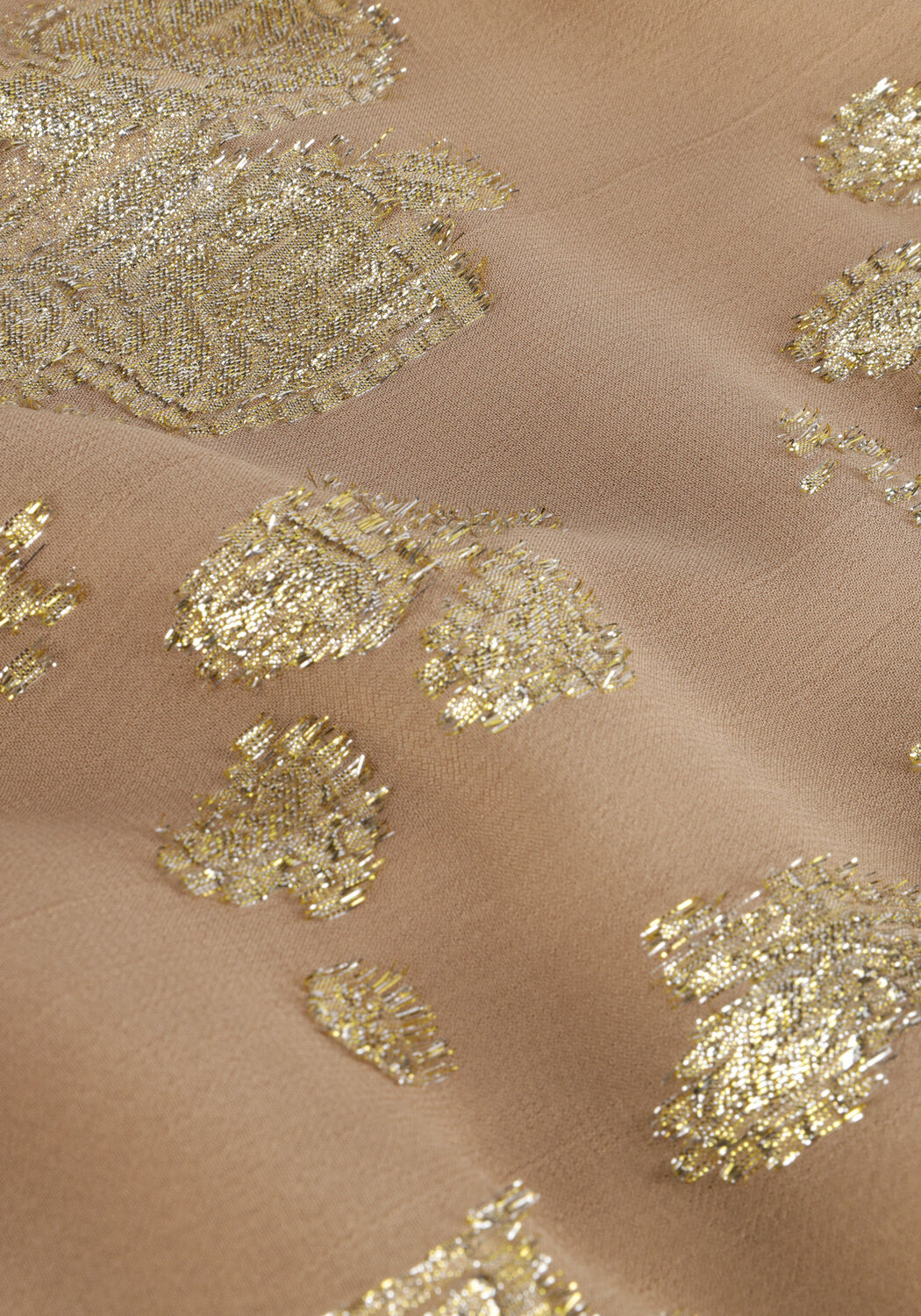 Zand BRUUNS BAZAAR Mini jurk BOTTLEBRUSH PHILLY DRESS - large