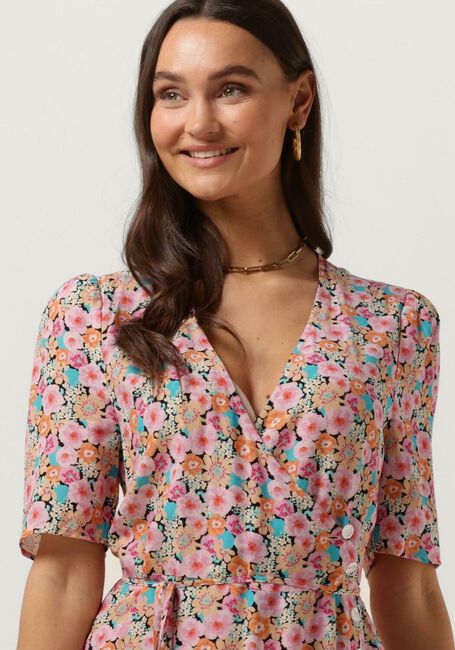 Oranje CATWALK JUNKIE Midi jurk DR ORANGE BLOSSOM WRAP - large