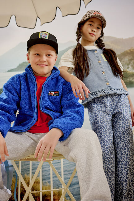 Blauwe Z8 Teddy jas KENAN - large