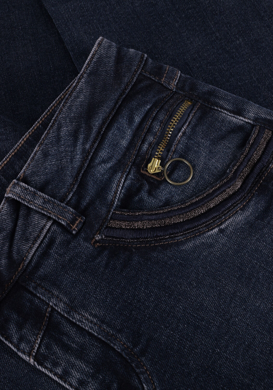 Blauwe MOS MOSH Slim fit jeans NAOMI COLLA JEANS - large