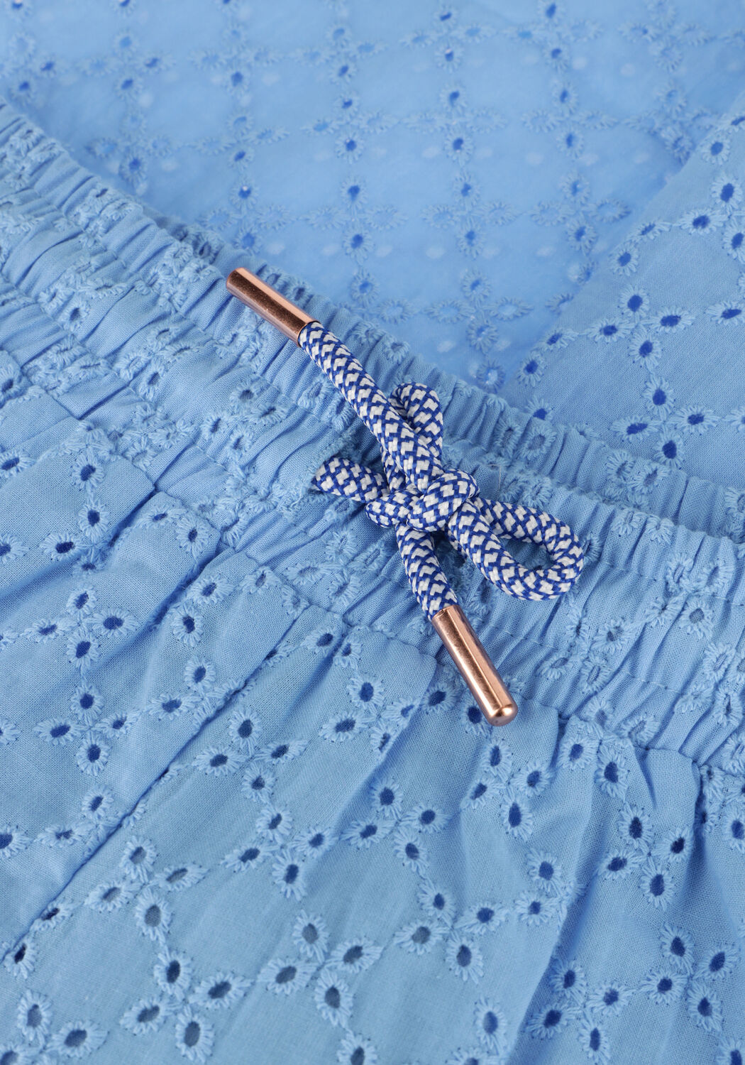 Lichtblauwe NONO Lange broeken SUNET PALAZZO PANTS - large