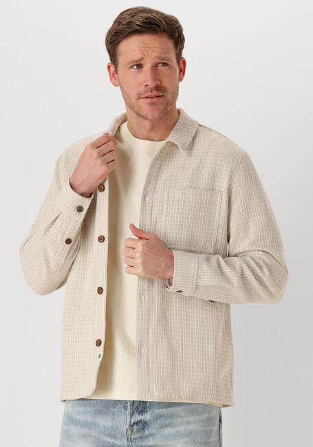 Ecru ANERKJENDT Overhemden AKOSCAR NEW OVERSHIRT - large
