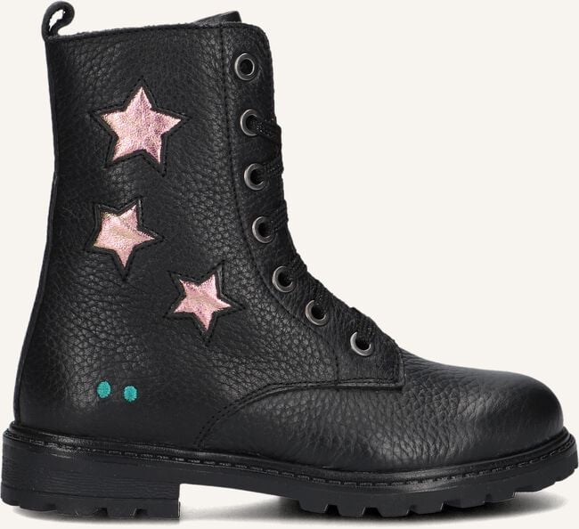 Zwarte BUNNIESJR Veterboots HAILEE Zwarte BUNNIESJR Veterboots HAILEE - large