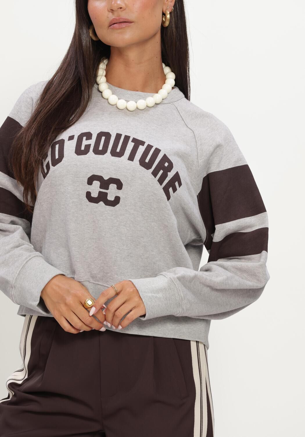 Grijze CO'COUTURE Truien/vesten ERISCC COLLEGE SWEAT - large