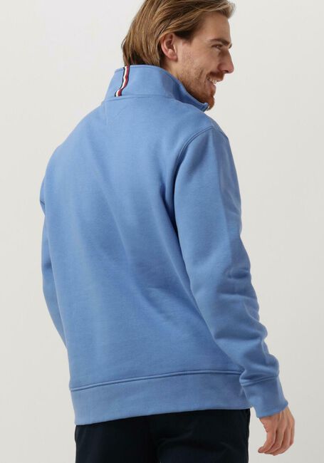Blauwe TOMMY HILFIGER Trui ESSENTIAL MONOGRAM HALF ZIP - large