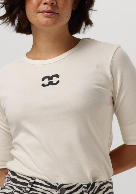Ecru CO'COUTURE Top GRANNY LOGO TEE - large