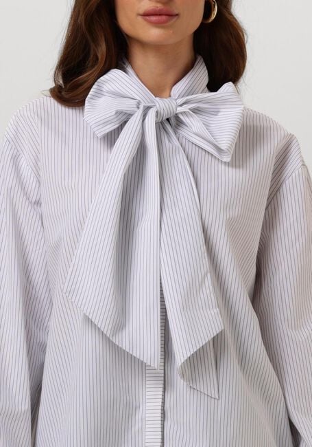 Witte Y.A.S. Blouses YASLOMA LS STRIPE SHIRT - large