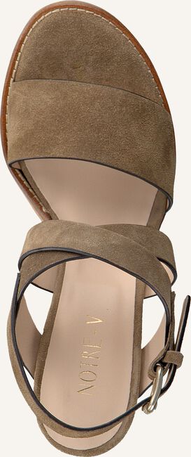 Taupe NOTRE-V Platte sandalen 4611 Taupe NOTRE-V Platte sandalen 4611 - large