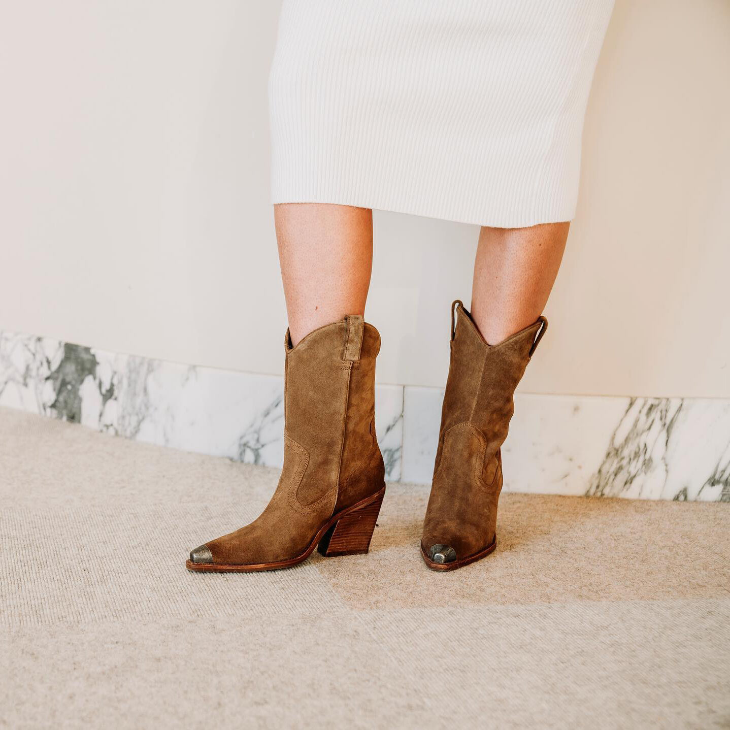 Cognac BRONX Enkellaarsjes NEW-KOLE 34139 - large