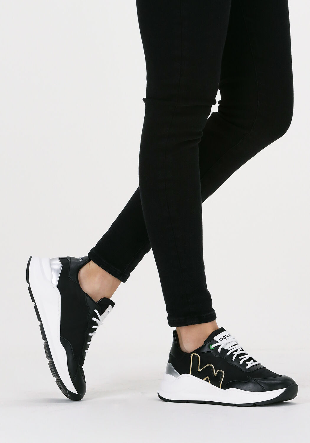 Zwarte WOMSH Lage sneakers WAVE - large