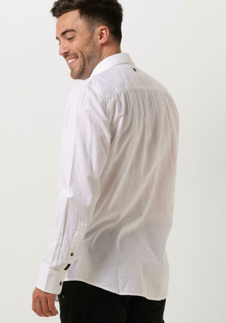 Ecru PME LEGEND Casual overhemd LONG SLEEVE SHIRT CTN/LINEN - large