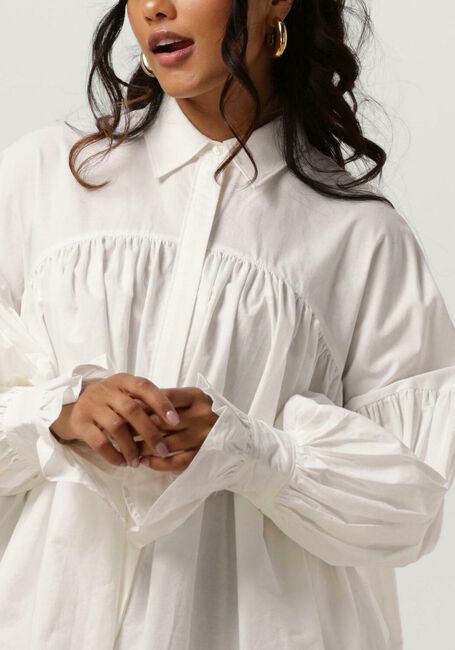 Witte Y.A.S. Blouses YASDRE LS SHIRT - large