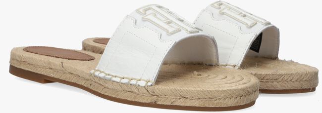 Witte TOMMY HILFIGER Slippers TH ELASTIC MULE ESPADRILLE - large