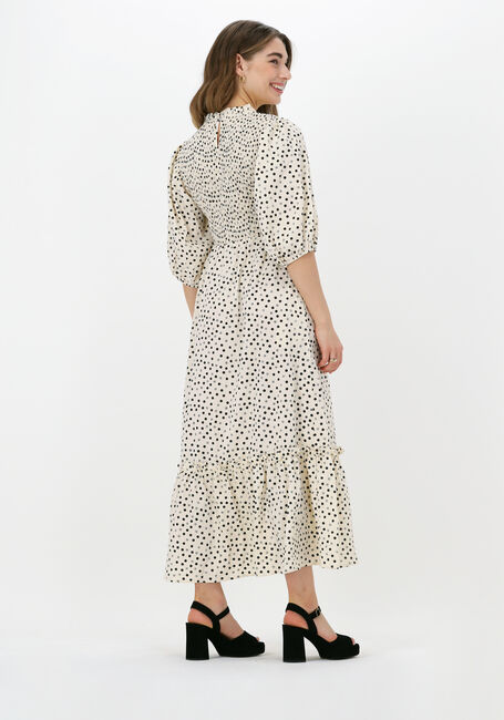 Ecru CO'COUTURE Midi jurk DOT SMOCK DRESS - large