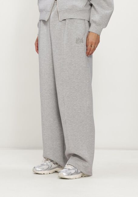 Lichtgrijze THE LOLA CLUB Wijde broek LOIS PANTS - large