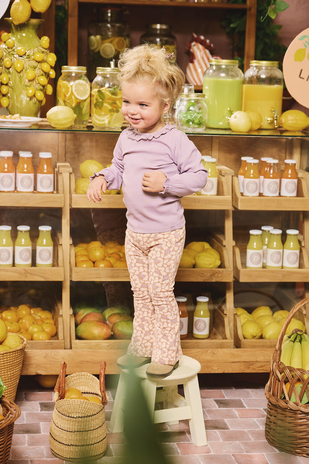 Beige Z8 Flared broek VANDA - large