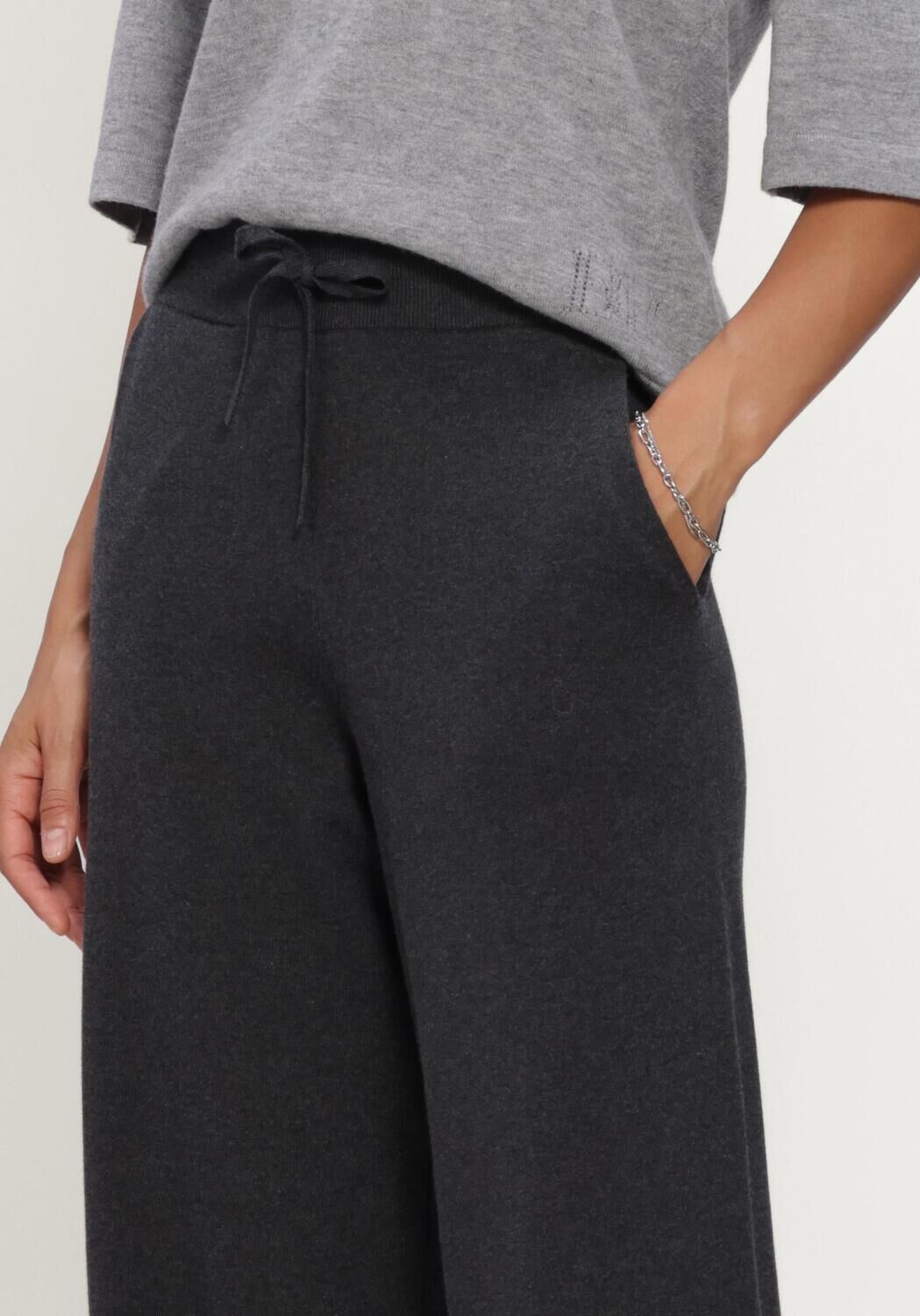 Antraciet KNIT-TED Midirok NADA PANTS - large