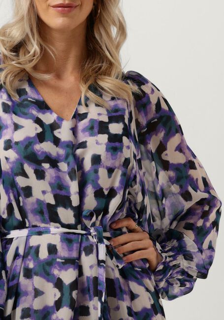 Paarse FREEBIRD Mini jurk WV-AOP-ETHNIC-VIS-23- - large