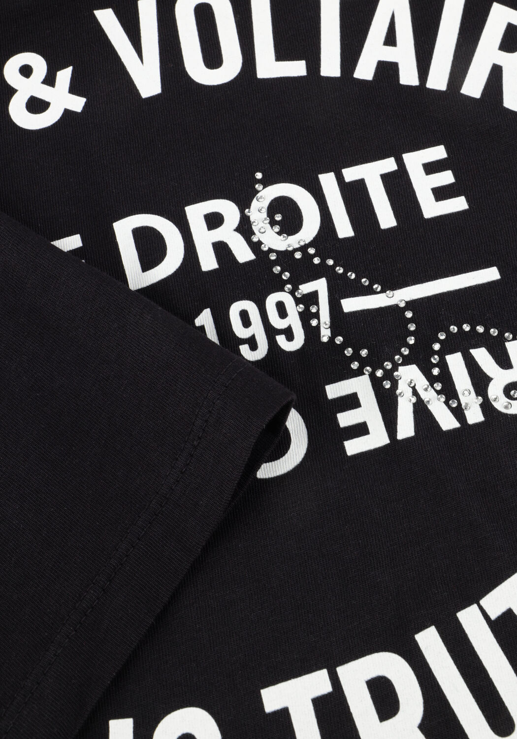 Zwarte ZADIG & VOLTAIRE T-shirt X60317 - large