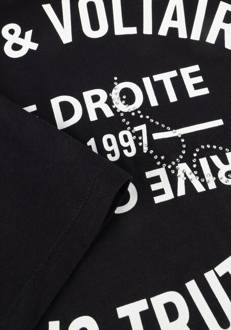 Zwarte ZADIG & VOLTAIRE T-shirt X60317 - large