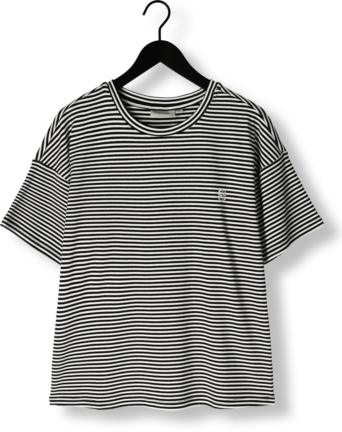 MY ESSENTIAL WARDROBE Dames Tops & T-shirts Danamw Amb. Tee Zwart