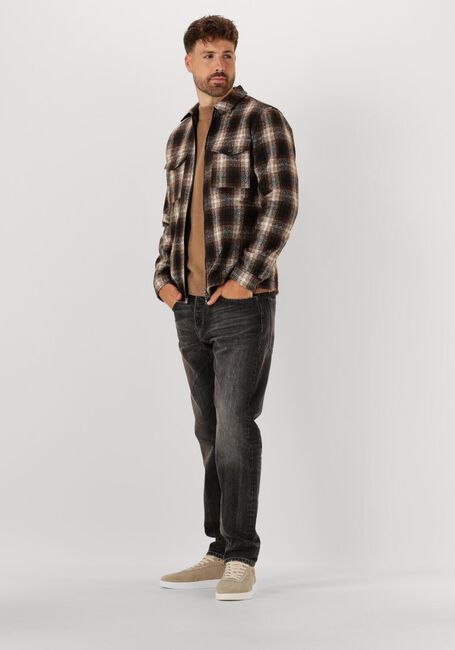 Bruine ANERKJENDT Overshirts AKHANKY WOOL OS - large
