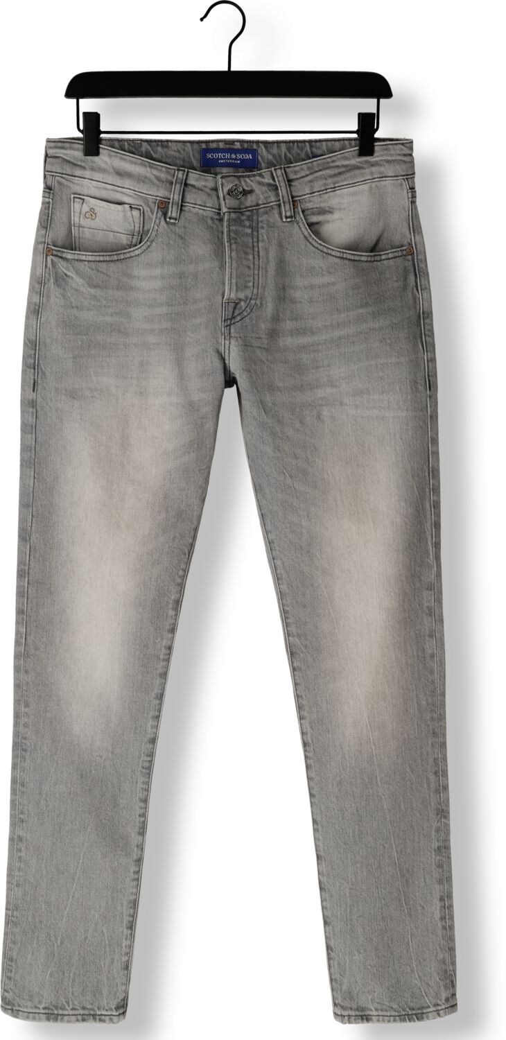 SCOTCH & SODA Heren Jeans Ralston Regular Slim Fit Jeans Break Of Dawn Grijs