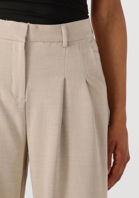 Beige MSCH COPENHAGEN Pantalon MSCHMIRABELLE MICHELLE HW PLEAT PANTS - large