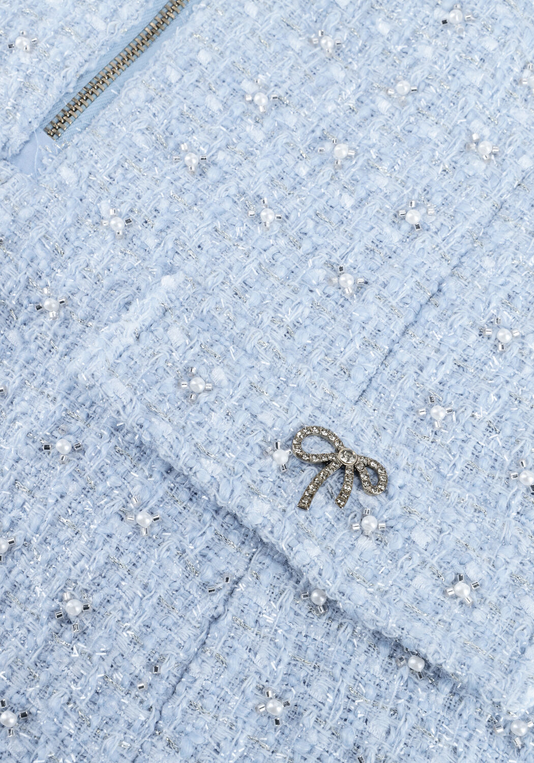 Lichtblauwe BRUUNS BAZAAR Mini jurk ATTALEABBZENNY DRESS - large