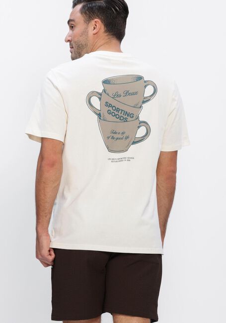 Ecru LES DEUX T-shirt BEN ARTIST T-SHIRT - large