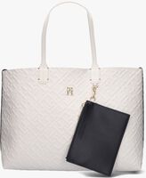 Witte TOMMY HILFIGER Shopper ICONIC TOMMY TOTE MONO - medium