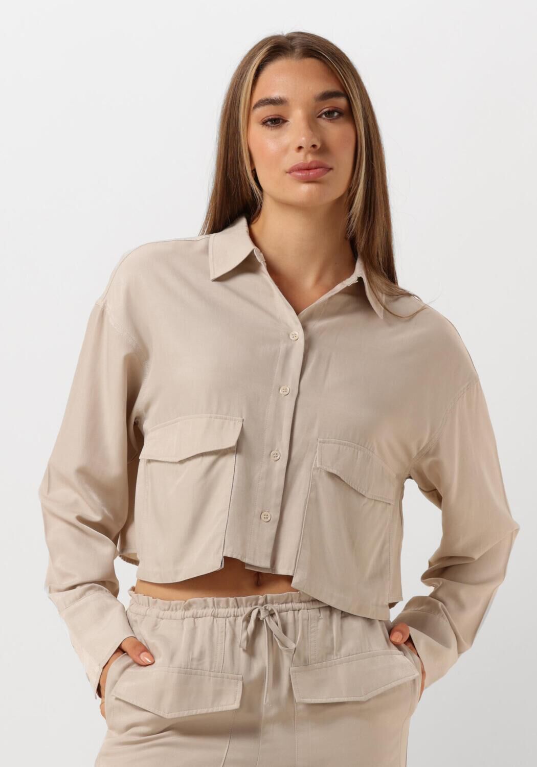 Refined Department Beige Blouse Tina Beige Dames