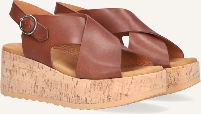 Cognac VIA VAI Platte sandalen SISSEL RAISE Cognac VIA VAI Platte sandalen SISSEL RAISE - large