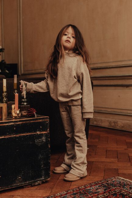 Beige BAJE STUDIO Sweater NOVILLE - large